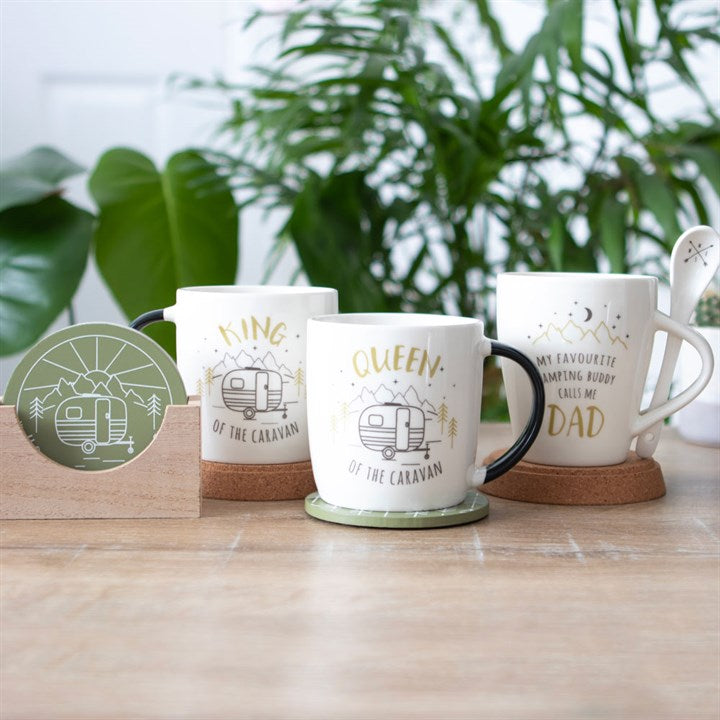 King and Queen Couples Caravan Mug Set Something Different