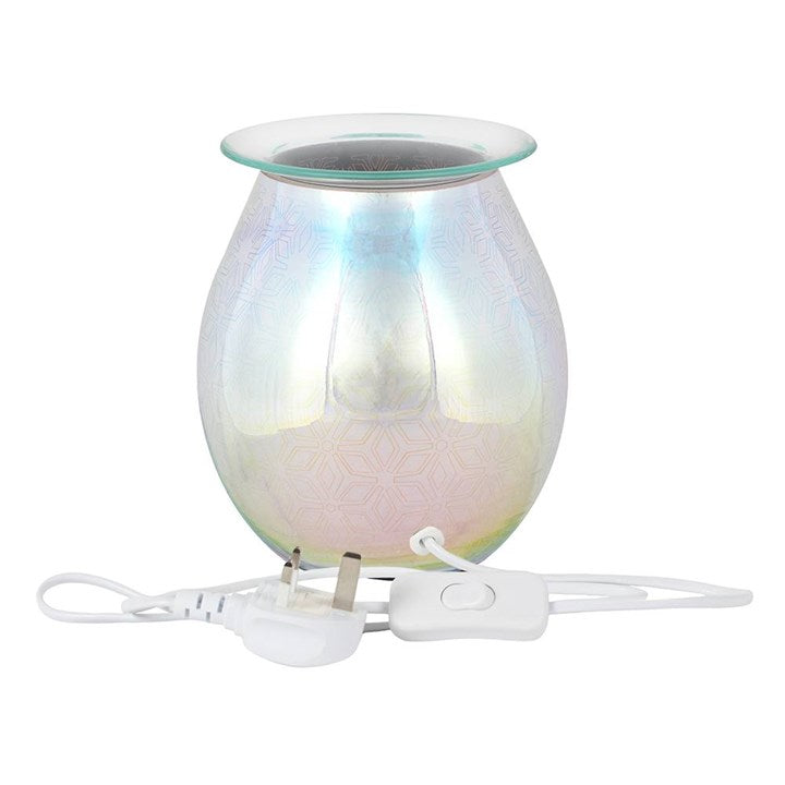 3D Geometric Flower Light Up Electric Oil Burner Something Different