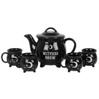 Witches Brew Ceramic Cauldron Tea Set Something Different