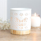 Matte Butterfly Ceramic Oil Burner
