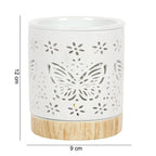 Matte Butterfly Ceramic Oil Burner