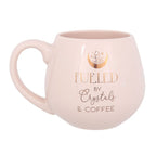 Crystals and Coffee Rounded Mug Something Different