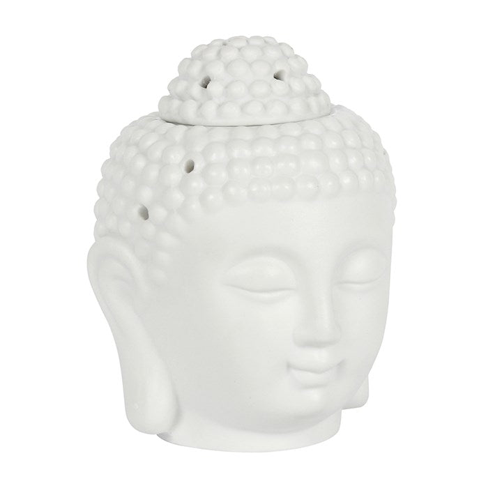 White Buddha Head Oil Burner Something Different