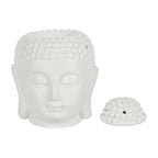 White Buddha Head Oil Burner Something Different