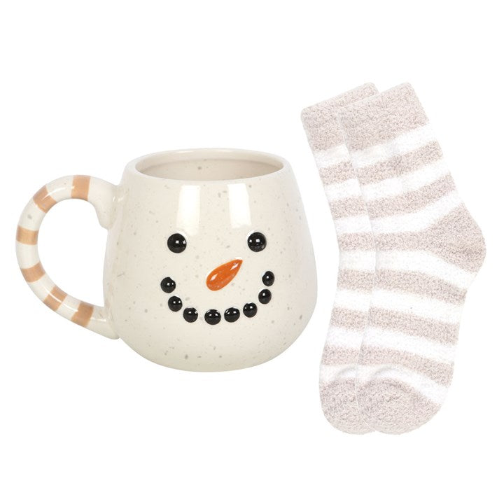 Snowman Mug and Socks Set Something Different