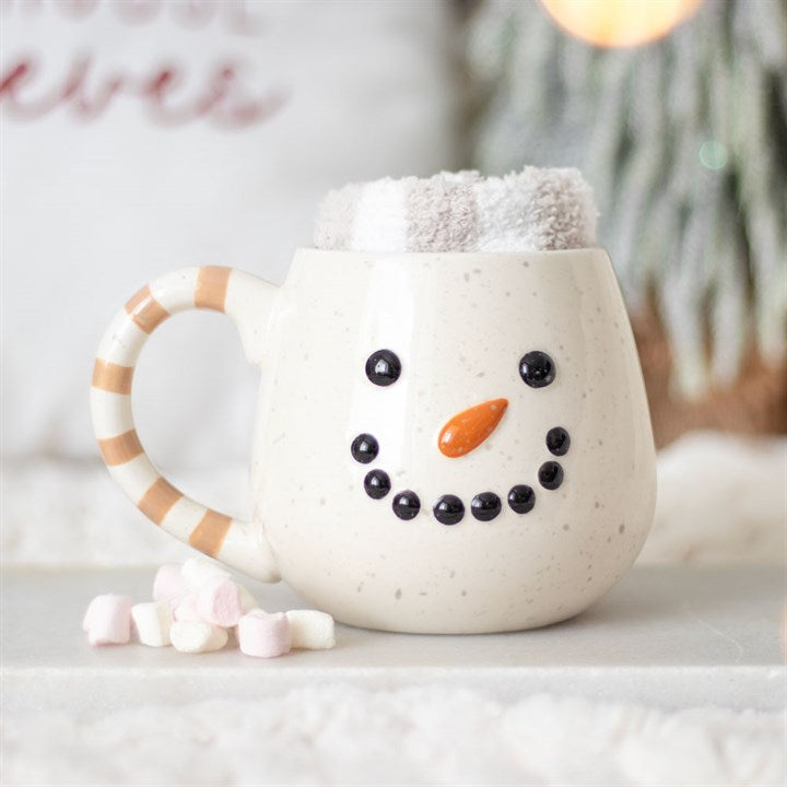 Snowman Mug and Socks Set Something Different