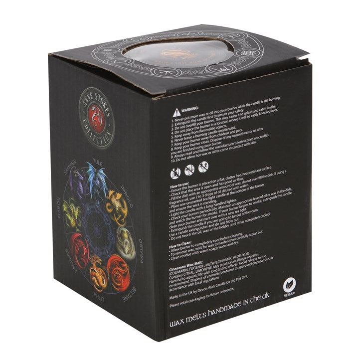 Anne Stokes Litha Dragon Wax Melt Burner Gift Set Anne Stokes