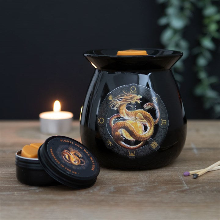 Anne Stokes Litha Dragon Wax Melt Burner Gift Set Anne Stokes