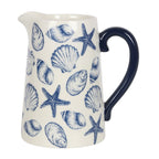 17cm Seashell Ceramic Flower Jug Something Different