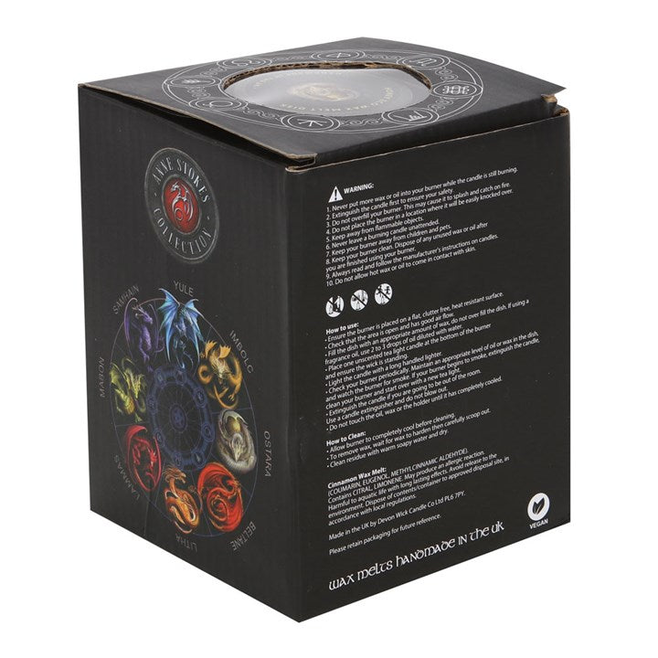 Anne Stokes Ostara Dragon Wax Melt Burner Gift Set Anne Stokes