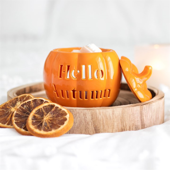 Hello Autumn Pumpkin Oil Burner Something Different