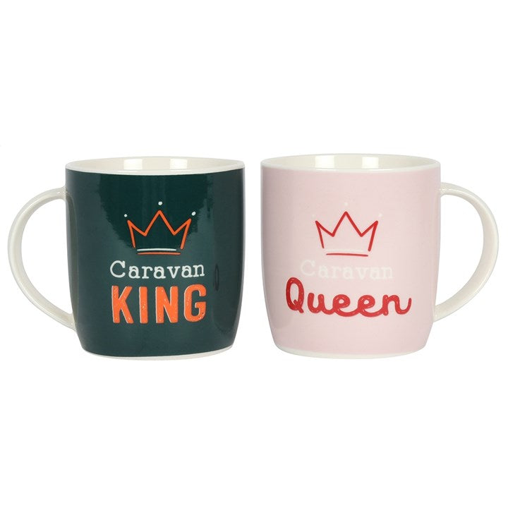 Caravan King and Queen Mug Set Something Different