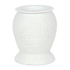 Tree of Life White Ceramic Electric Oil Burner and Wax Warmer Something Different