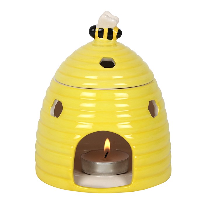 Yellow Beehive Oil Burner Something Different