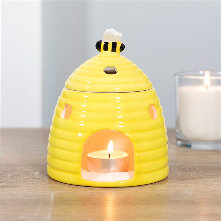 Yellow Beehive Oil Burner Something Different