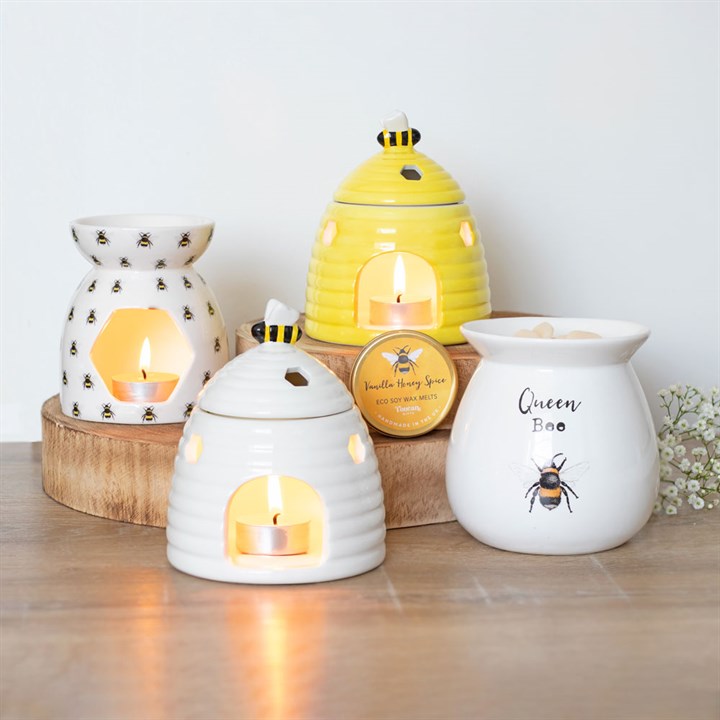 Yellow Beehive Oil Burner Something Different