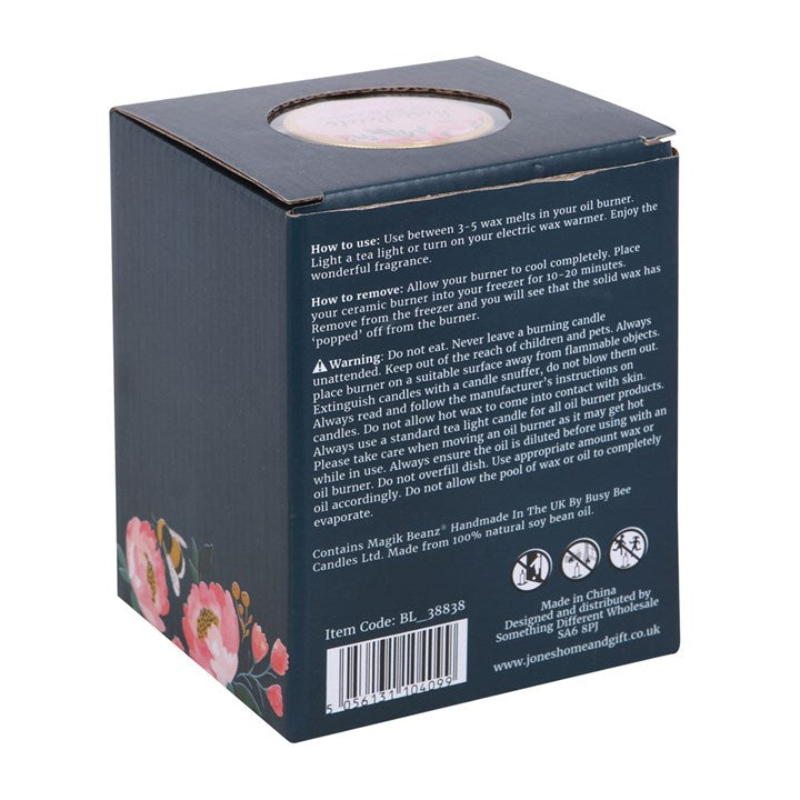 Large Blooming Lovely Wax Melt Burner Gift Set N/A