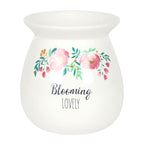Large Blooming Lovely Wax Melt Burner Gift Set N/A