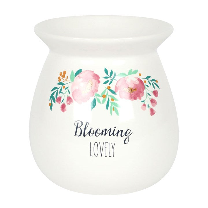 Large Blooming Lovely Wax Melt Burner Gift Set N/A