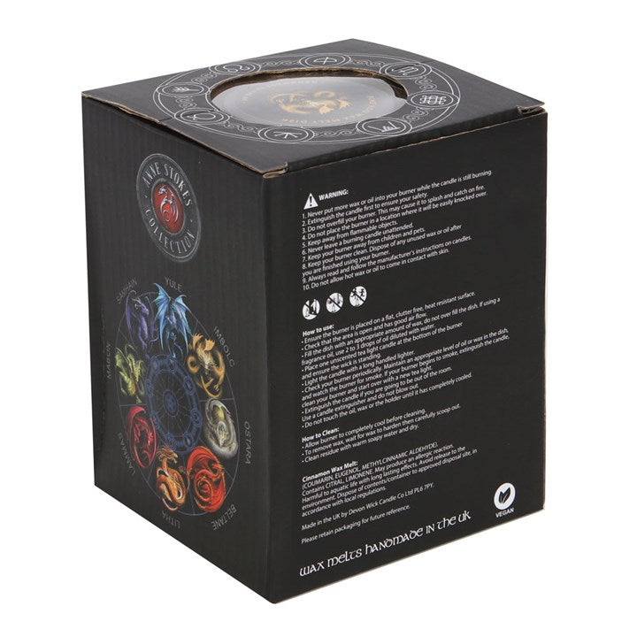 Anne Stokes Imbolc Dragon Wax Melt Burner Gift Set Anne Stokes