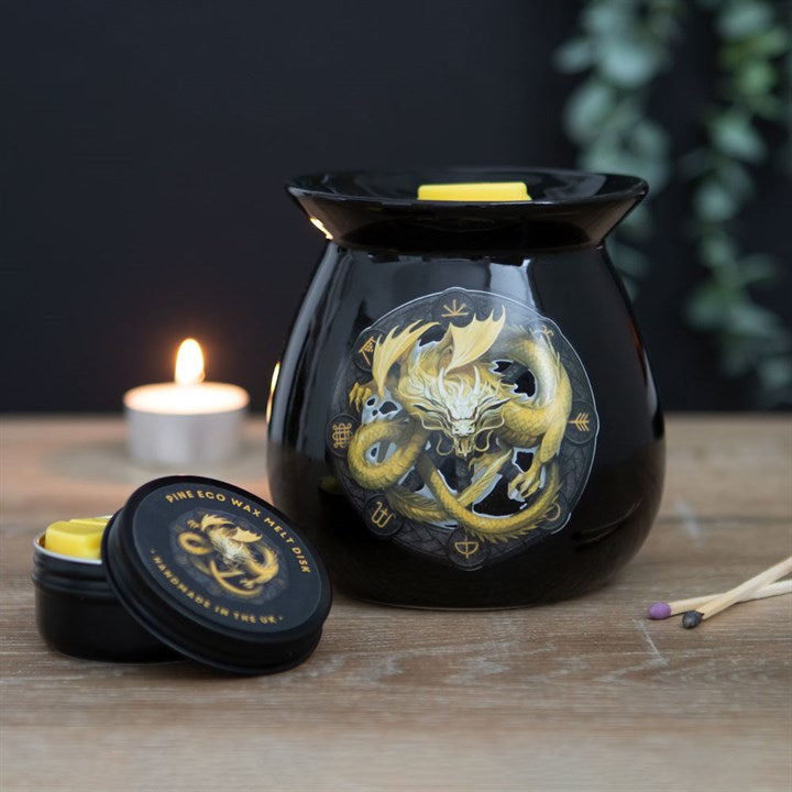 Anne Stokes Imbolc Dragon Wax Melt Burner Gift Set Anne Stokes