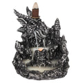 Silver Dragon Backflow Incense Burner With Light Something Different