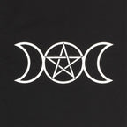 Triple Moon Polycotton Tote Bag