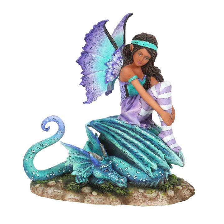 Amy Brown 16cm Dragon Perch Fairy Figurine Amy Brown