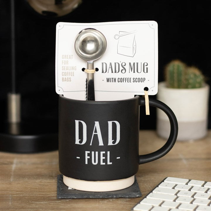 Dad Fuel Mug and Coffee Scoop Clip Something Different