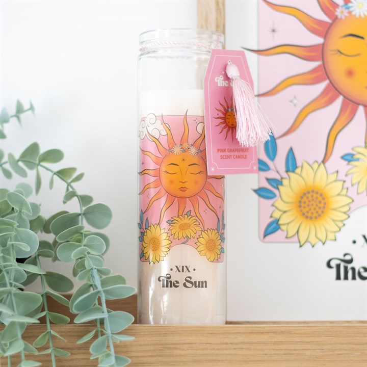 The Sun Pink Grapefruit Tube Candle Something Different