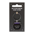 Witches Brew Cauldron Keyring