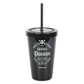 Deadly Poison Plastic Tumbler with Straw