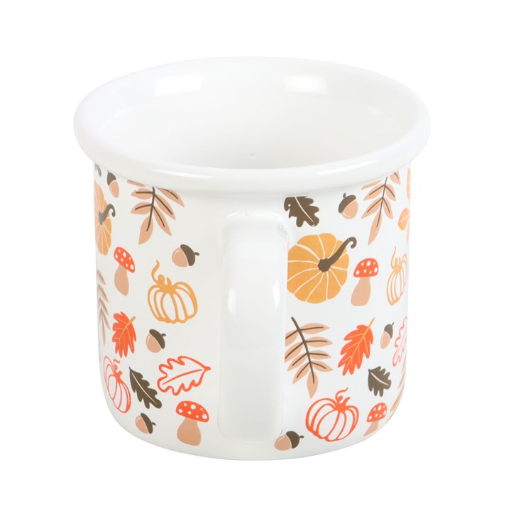 Autumn Leaves and Pumpkins Mug Something Different
