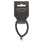 Spider Black Obsidian Beaded Bracelet