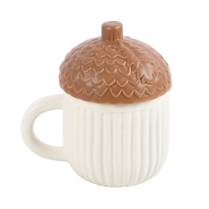 Autumn Acorn Shaped Lidded Mug Something Different