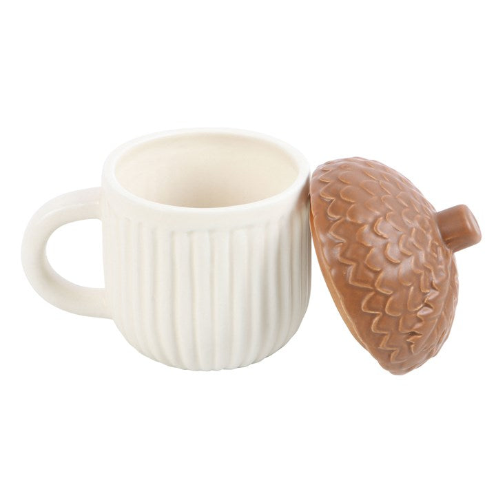 Autumn Acorn Shaped Lidded Mug Something Different
