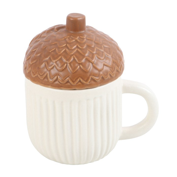 Autumn Acorn Shaped Lidded Mug Something Different