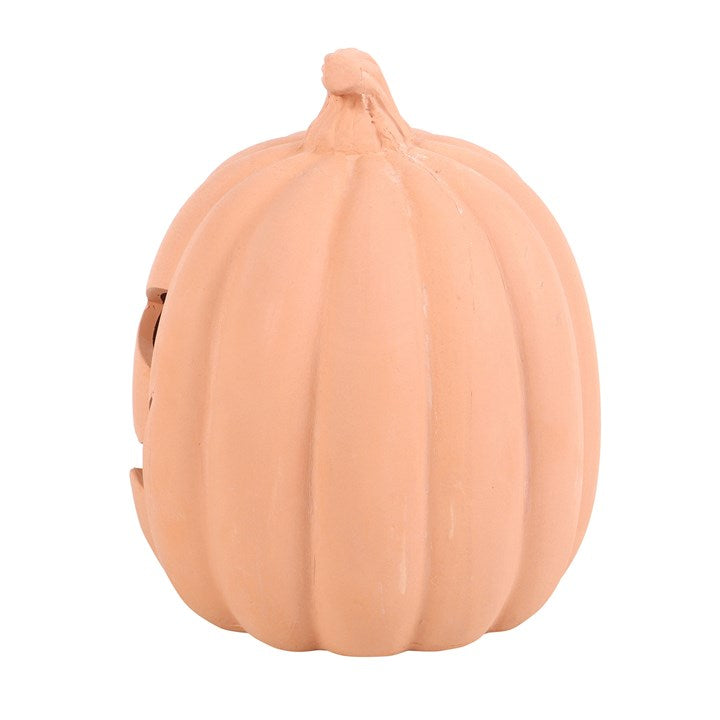 15cm Terracotta Pumpkin Ornament Something Different