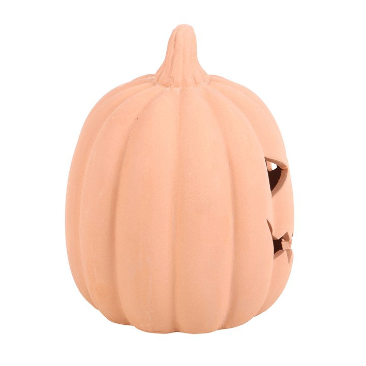 15cm Terracotta Pumpkin Ornament Something Different