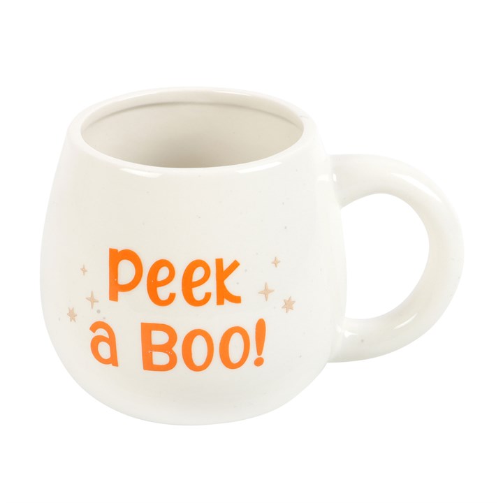 Peekaboo Ghost Rounded Mug Something Different