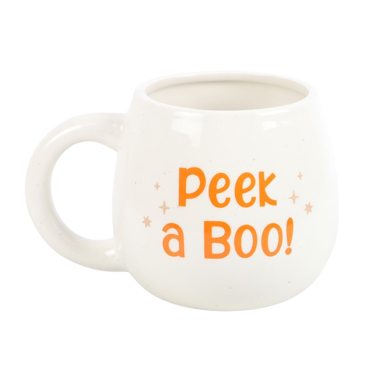 Peekaboo Ghost Rounded Mug Something Different