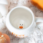 Peekaboo Ghost Rounded Mug Something Different