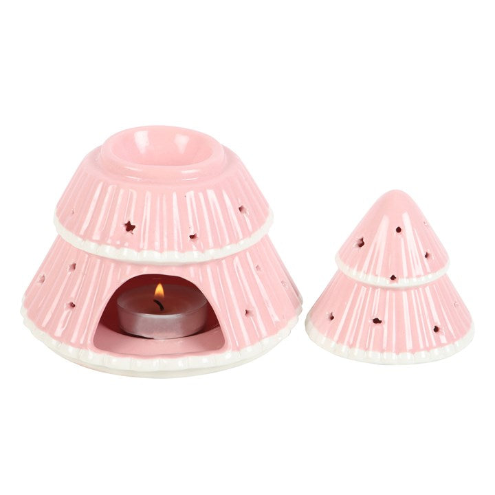Pink Christmas Tree Oil Burner Something Different