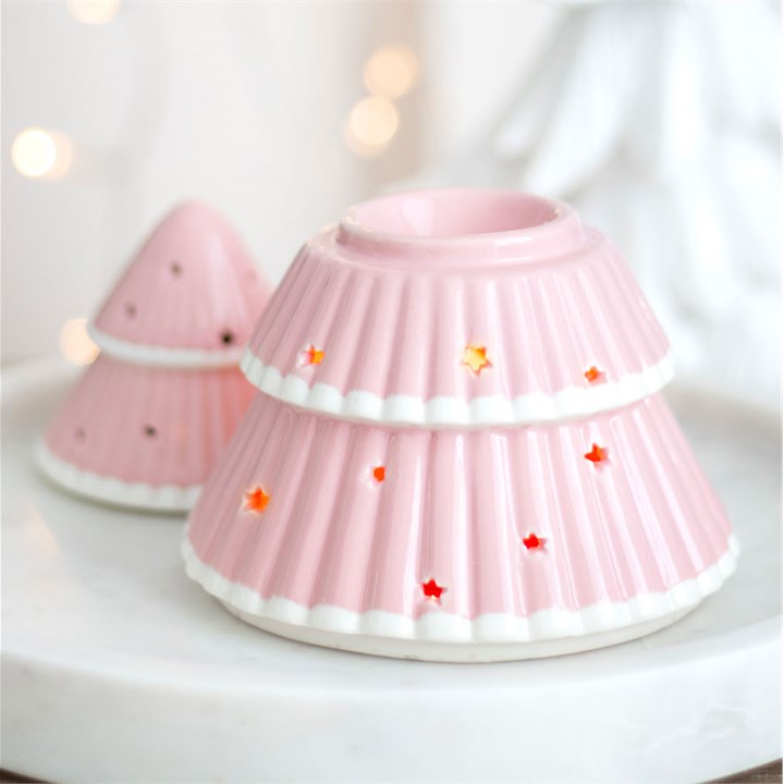 Pink Christmas Tree Oil Burner Something Different