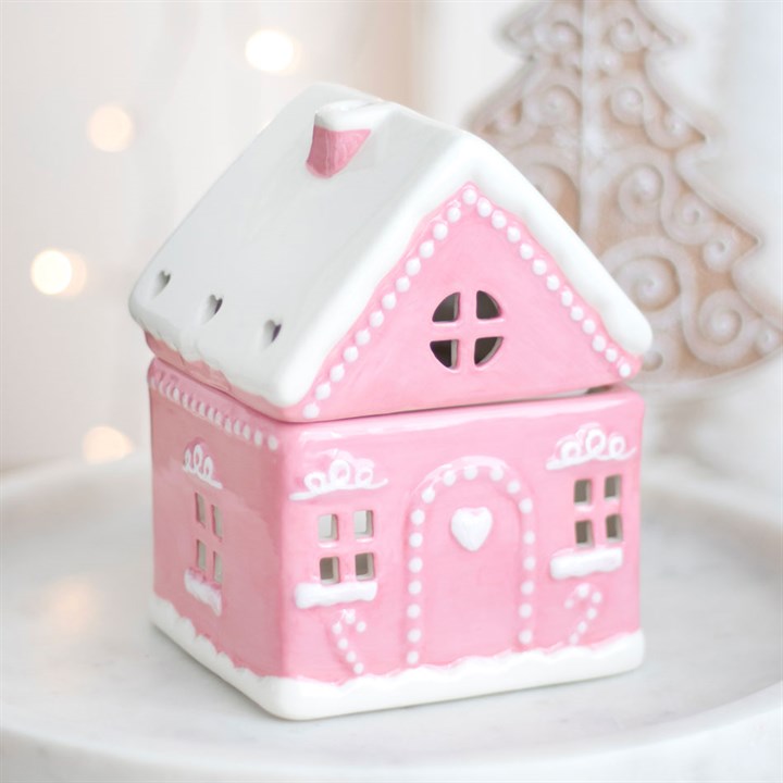 Pink Gingerbread House Oil Burner Something Different