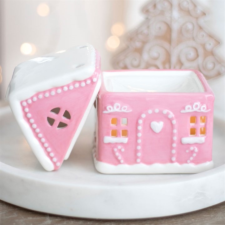 Pink Gingerbread House Oil Burner Something Different