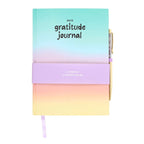 Multicoloured Gratitude Journal with Amethyst Pen Something Different
