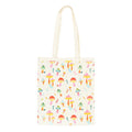 Funky Fungi Mushroom Print Polycotton Tote Bag