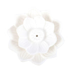 White Lotus Flower Incense Stick Holder