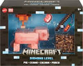 Mattel Minecraft Diamond Level Pig Action Figure with 4 Accessories, 5.5-in